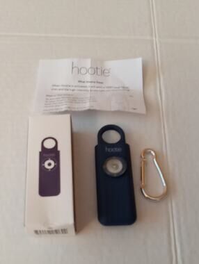 NIB Hootie Personal Safety Alarm for Women, Men, & Kids - Keychain Alarm-BLUE